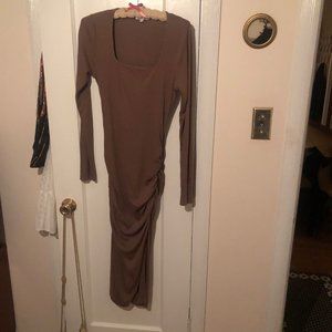 Michael Stars bodycon tan dress
